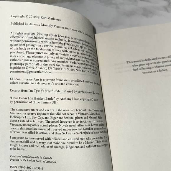 Matterhorn: A Novel of the Vietnam War - Picture 5 of 9